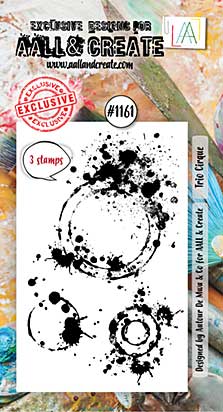 Aall and Create Stamp Set A8 Trio Cirque