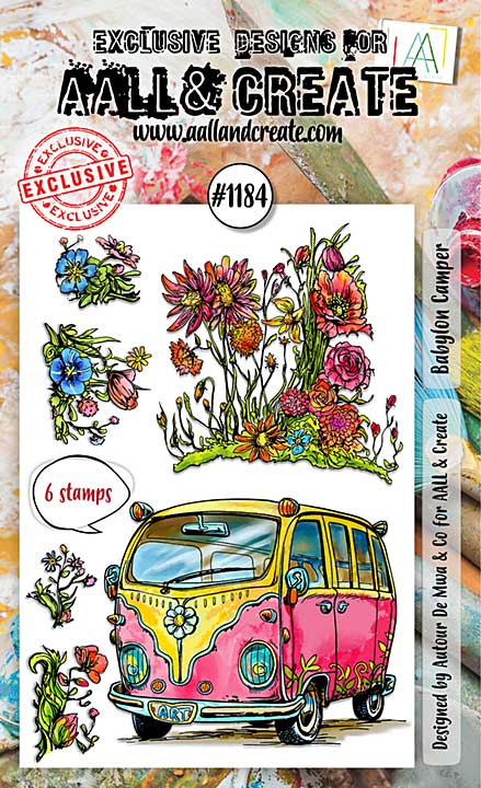 Aall and Create Stamp Set A6 Babylon Camper