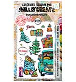 Aall and Create Stamp Set A6 Gifts On Wheels (AALL-TP-1221)