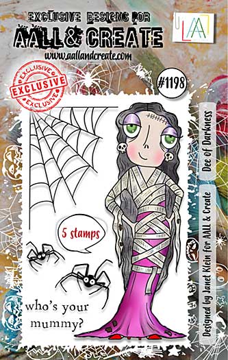 Aall and Create Stamp Set A7 Dee of Darkness