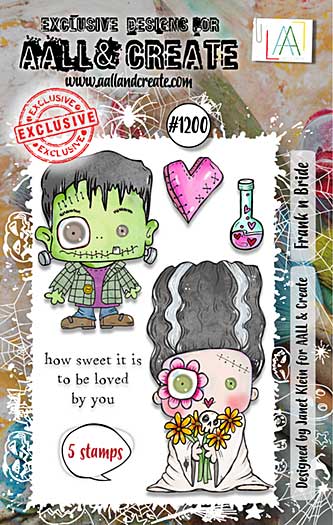 Aall and Create Stamp Set A7 Frank n Bride