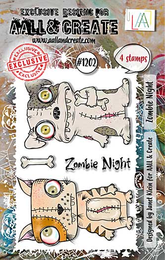 SO: Aall and Create Stamp Set A7 Zombie Night