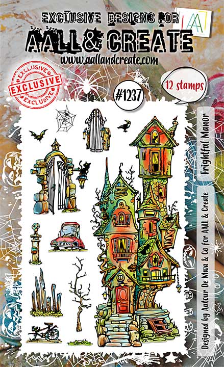 Aall and Create Stamp Set A6 Frightful Manor