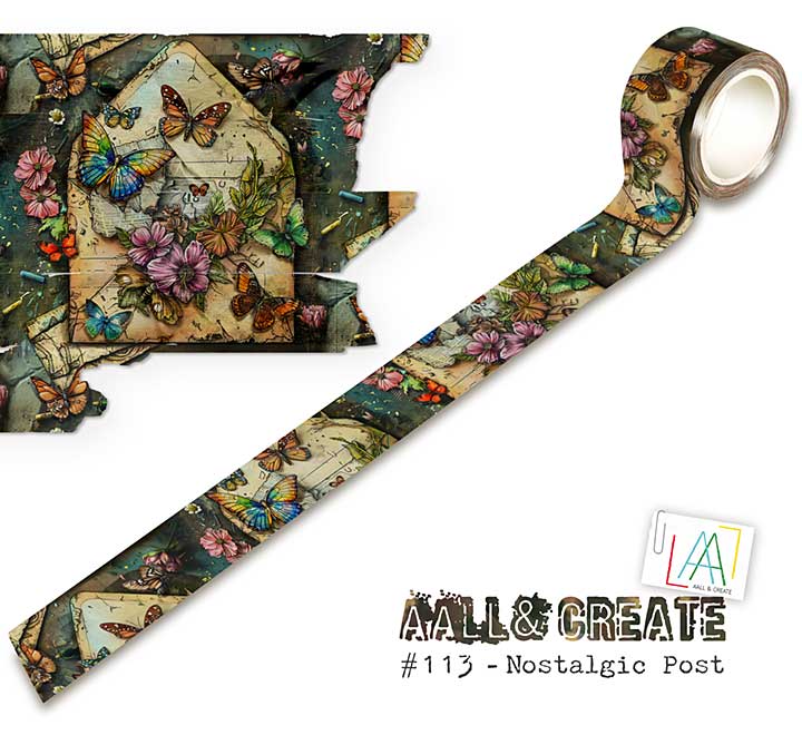 Aall and Create Washi Tape - Nostalgic Post (Oct24)