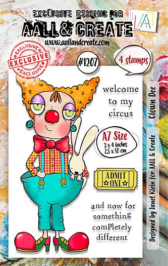 Aall and Create Stamp Set - Clown Dee (Oct24)