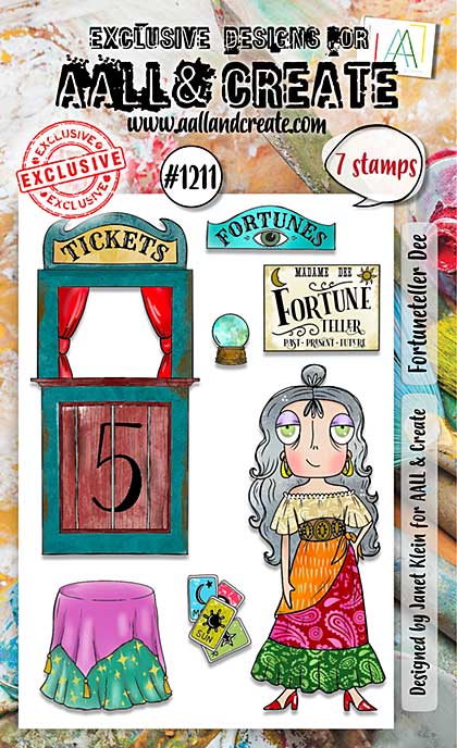 Aall and Create Stamp Set - Fortuneteller Dee (Oct24)