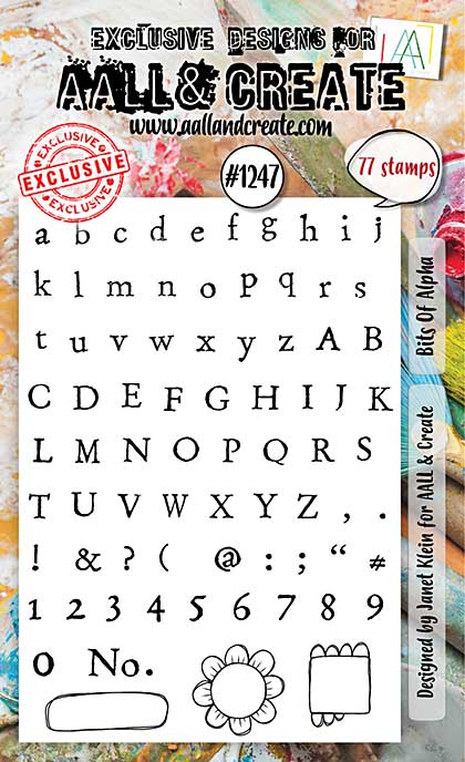 Aall and Create Stamp Set - Bits Of Alpha (Oct24)