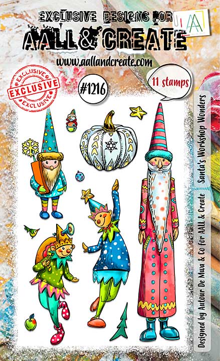 Aall and Create Stamp Set A6 Santas Workshop Wonders