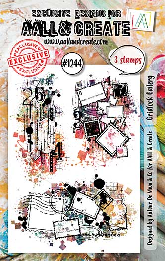 Aall and Create Stamp Set A7 Gridlock Gallery