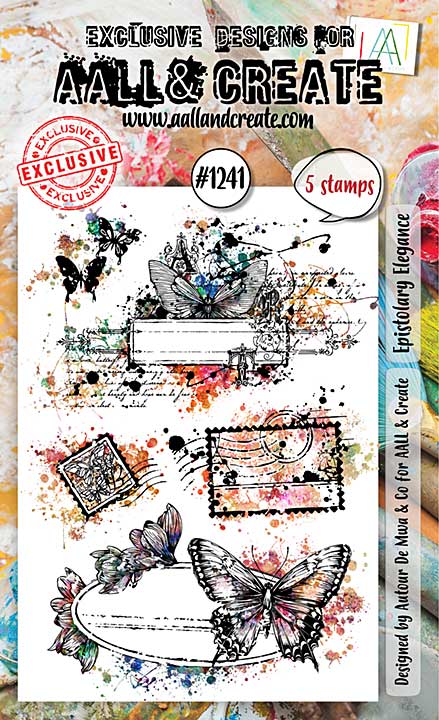 Aall and Create Stamp Set A6 Epistolary Elegance