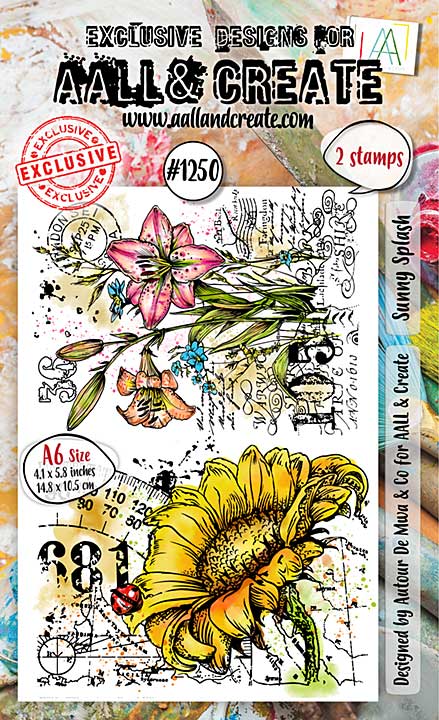 Aall and Create Stamp Set A6 Sunny Splash