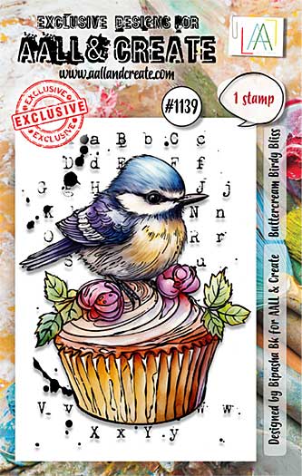 Aall and Create Stamp Set A7 Buttercream Birdy Bliss