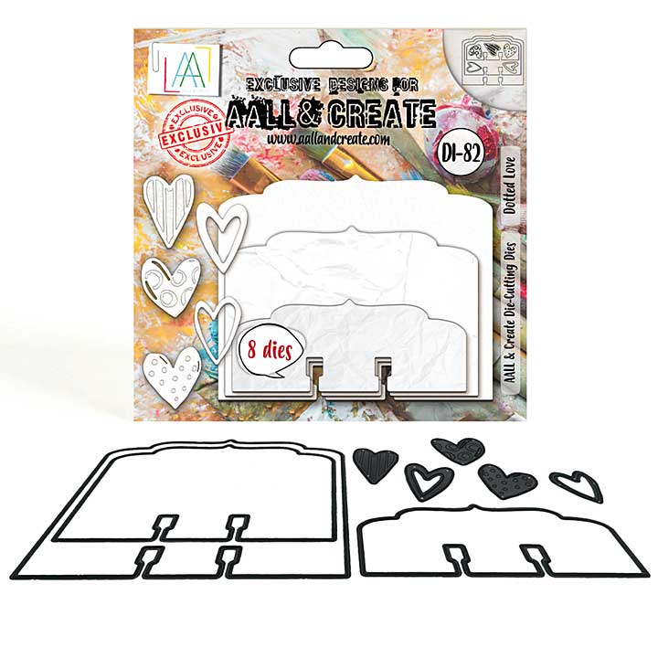 Aall and Create Cutting Dies - Dotted Love (Garden Chic)