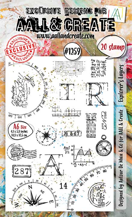 Aall and Create Whimsy Dwellings A6 Stamp Set Explorers Layers (Feb25)