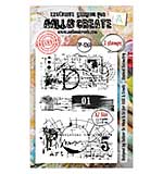 Aall and Create Celestial Marks A7 Stamp Set Stained Geometry (Apr25)