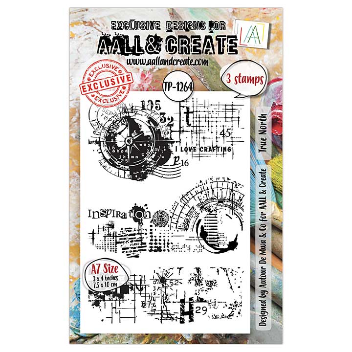 Aall and Create Celestial Marks A7 Stamp Set True North (Apr25)