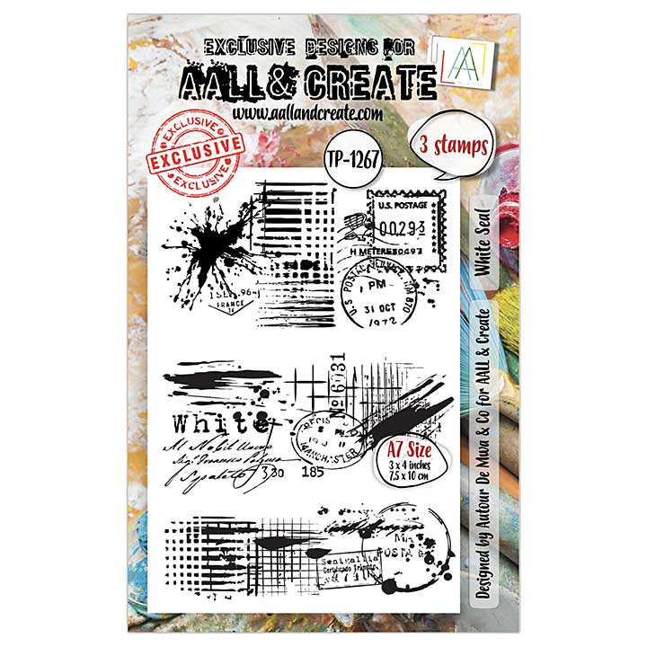 Aall and Create Celestial Marks A7 Stamp Set White Seal (Apr25)