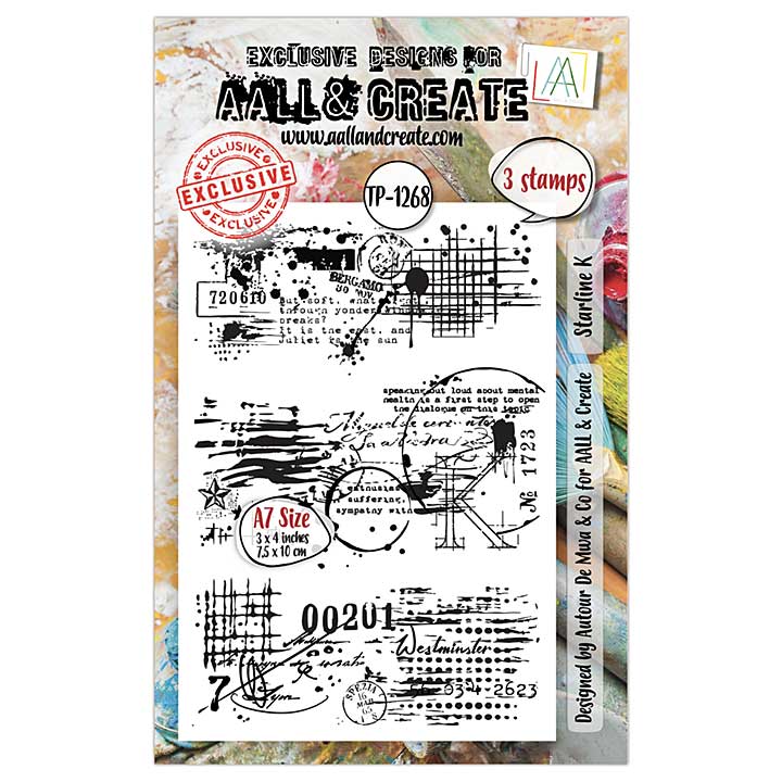 Aall and Create Celestial Marks A7 Stamp Set Starline K (Apr25)