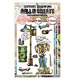 Aall and Create Streetwise Snouts A6 Stamp Set Wacky Woof Tales (Apr25)