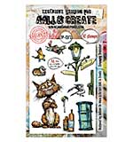 Aall and Create Streetwise Snouts A6 Stamp Set Grumpy Traveler (Apr25)