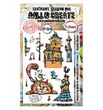 Aall and Create Streetwise Snouts A6 Stamp Set Curious Roofer (Apr25)