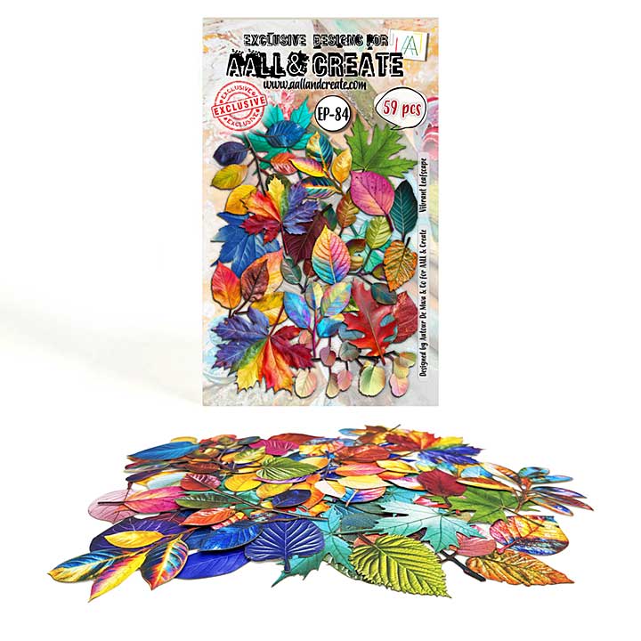 Aall and Create Timeless Foliage Ephemera Die-Cuts A6 Vibrant Leafscape (Mar25)