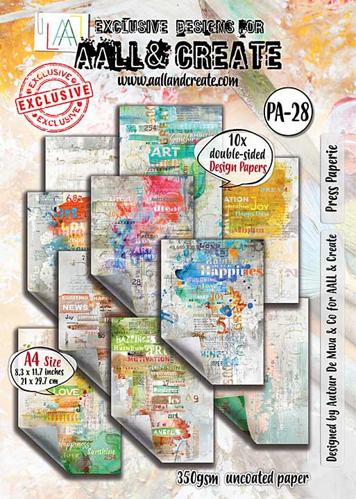 Aall and Create Artful Impressions A4 Design Paper Press Paperie (Mar25)