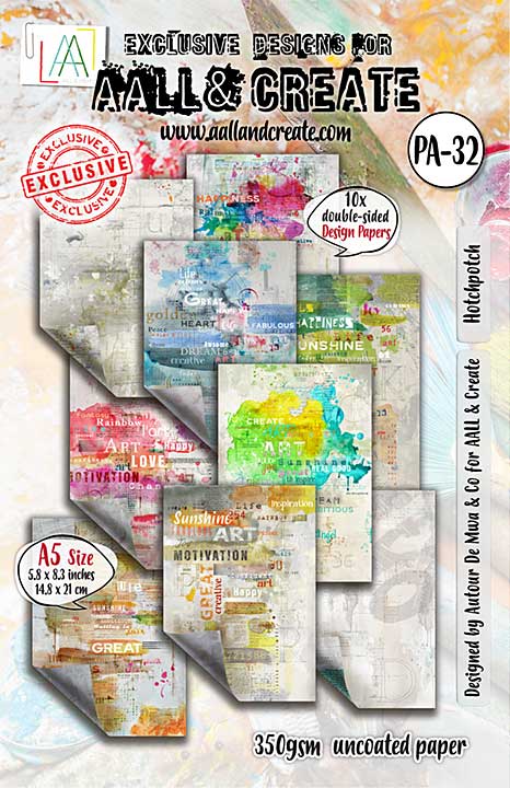 Aall and Create Artful Impressions A5 Design Paper Hotchpotch (Mar25)