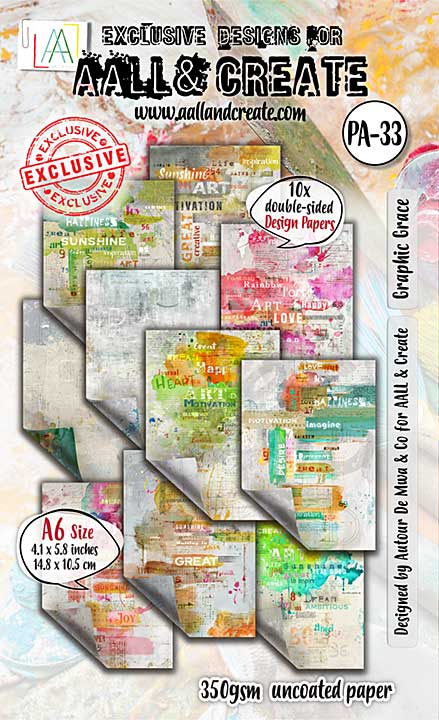 Aall and Create Artful Impressions A6 Design Paper Graphic Grace (Mar25)