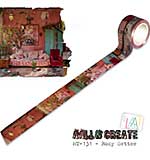 Aall and Create Layer-It-Up Washi Tape 25mm 10m Rosy Settee