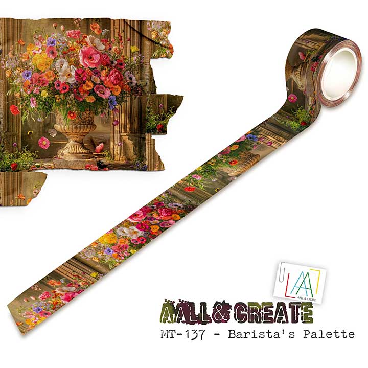 Aall and Create Layer-It-Up Washi Tape 25mm 10m Baristas Palette