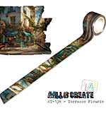 Aall and Create Layer-It-Up Washi Tape 25mm 10m Terrasse Fleurie