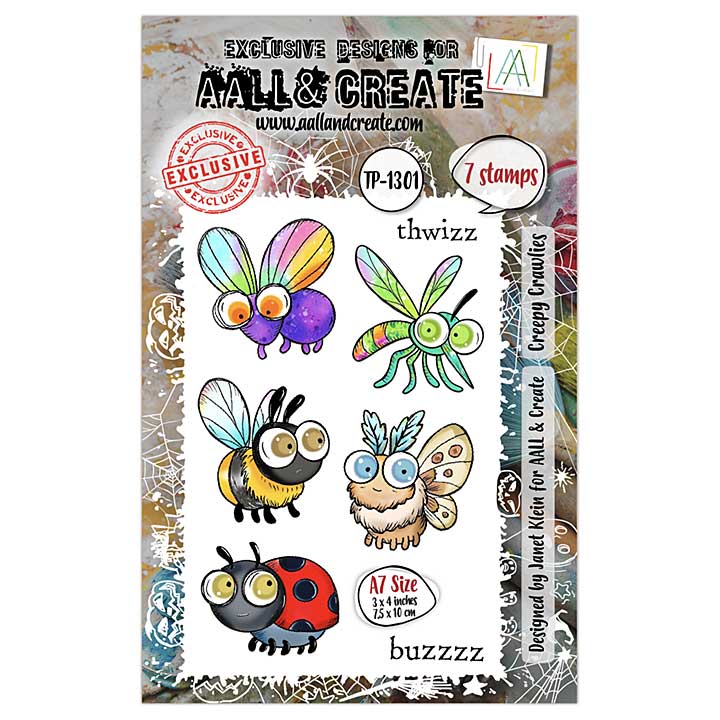 SO: Aall and Create Witchlets and Weirdlings - Creepy Crawlies (A7 Stamp Set)