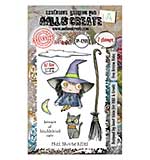 SO: Aall and Create Witchlets and Weirdlings - Free Broom Rides (A7 Stamp Set)
