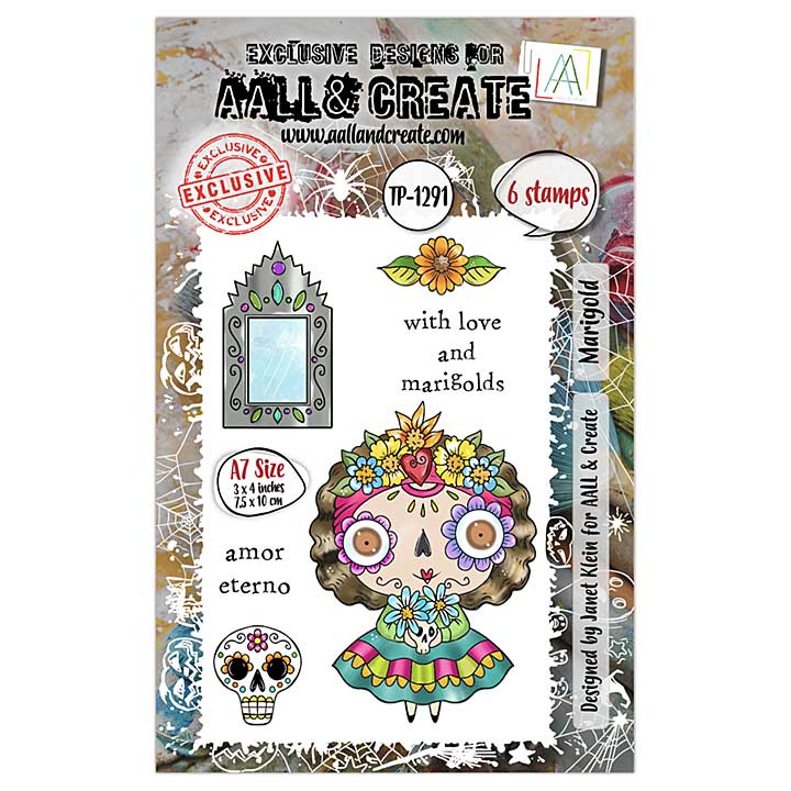 Aall and Create Witchlets and Weirdlings - Marigold (A7 Stamp Set)