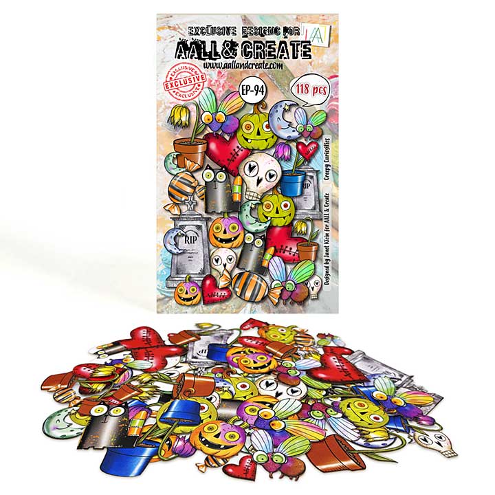 SO: Aall and Create Witchlets and Weirdlings - Creepy Curiosities Ephemera Die-Cuts (A6)