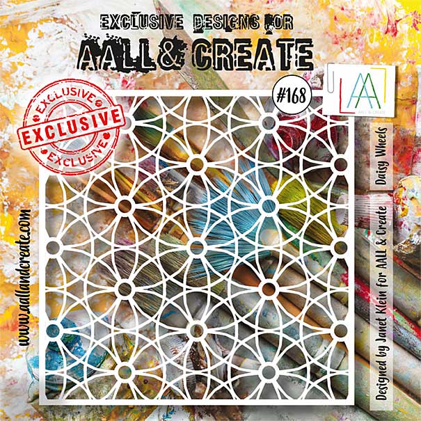 AALL and Create 6x6 Stencil - 168 - Daisy Wheels