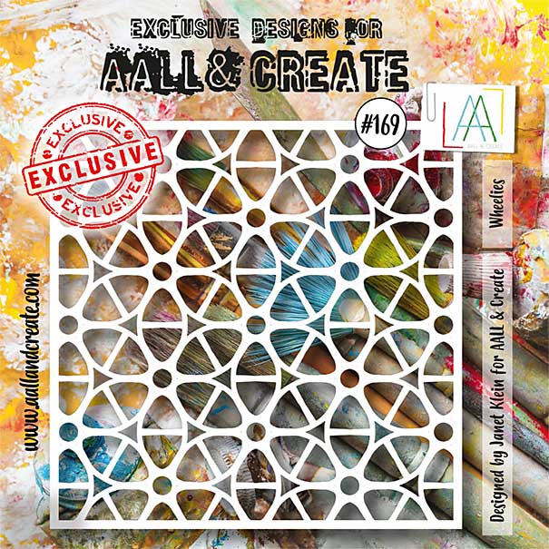 AALL and Create 6x6 Stencil - 169 - Wheelies