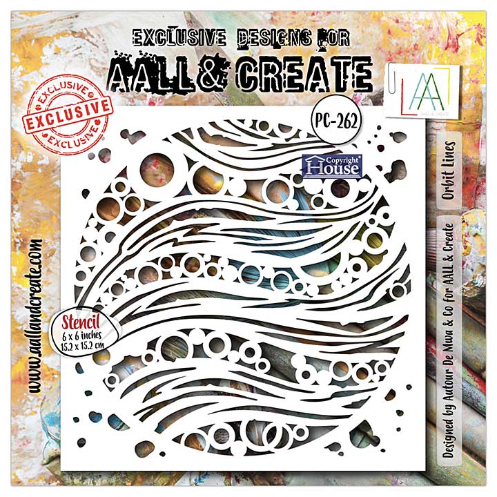 AALL And Create Stencil 6X6 - Quantum Wheel