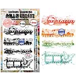 Aall and Create Through the Lens A6 Stamp Sets Torn Prints by Autour de Mwa and Co