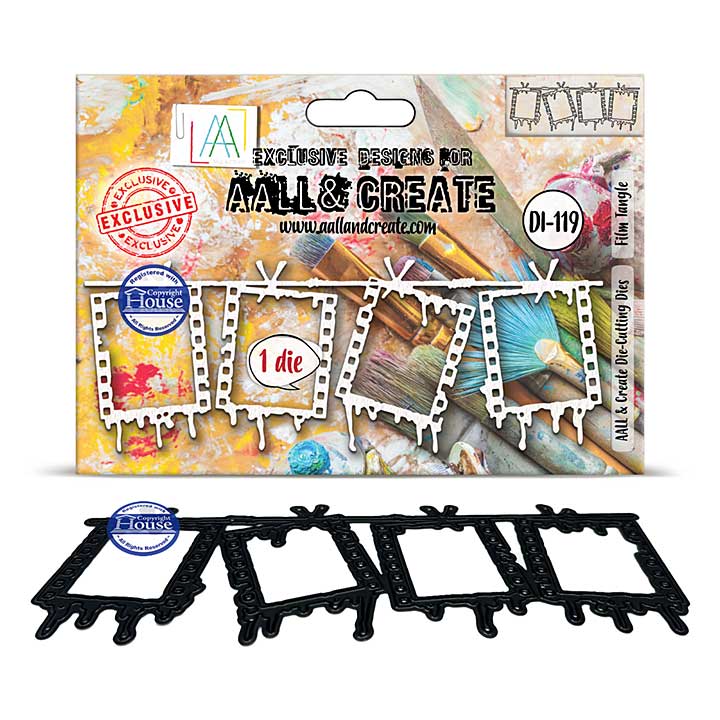 Aall and Create Through the Lens Die-Cutting Die Set Film Tangle by Autour de Mwa and Co