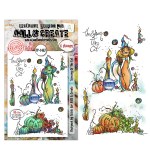 Pumpkin Moonlight A6 Stamp Sets Sorcery Of The Cat by Soizic