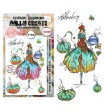 Pumpkin Moonlight A6 Stamp Sets Gilded Pumpkin Fairy by Soizic