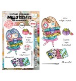 Creative Types A7 Stamp Sets Fabric Habit by Janet Klein