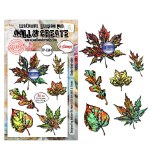Hearted Nature A6 Stamp Sets Unbe-leaf-able by Autour De Mwa & Co