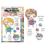 Creative Types A7 Stamp Sets Yarn Love by Janet Klein