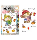 Fall into Fall A7 Stamp Sets Leaf It Up by Janet Klein
