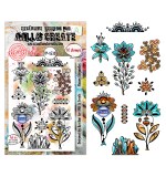 Merveilles d'Automne A6 Stamp Sets Fleurs Elegantes by Azoline