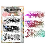 Universe of Patterns A6 Stamp Sets Hidden Coordinates by Autour De Mwa & Co