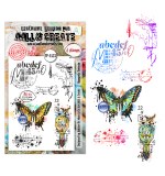 Universe of Patterns A6 Stamp Sets Numeric Terrain by Autour De Mwa & Co